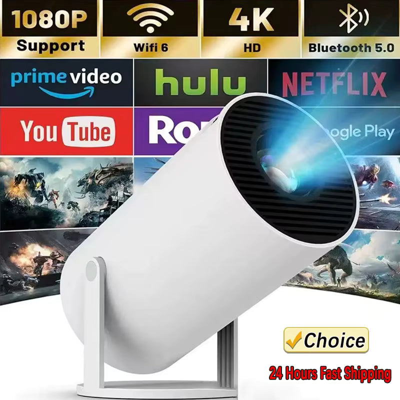 veqiro mini projector in use
